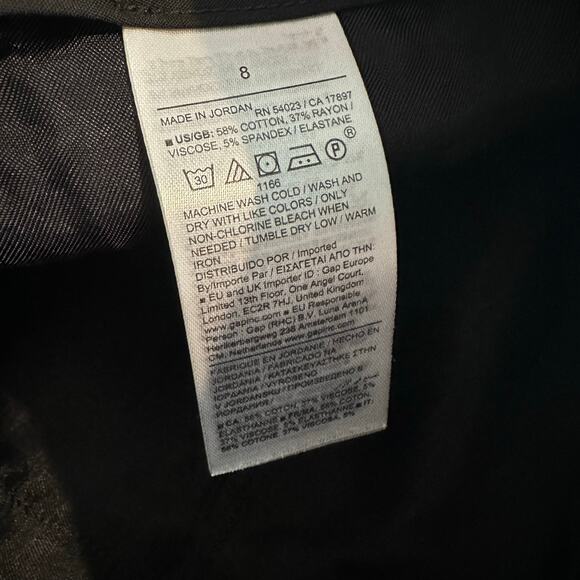 Banana Republic Mid Rise Straight Sloan Pant Black 8 754557 - Picture 8 of 12